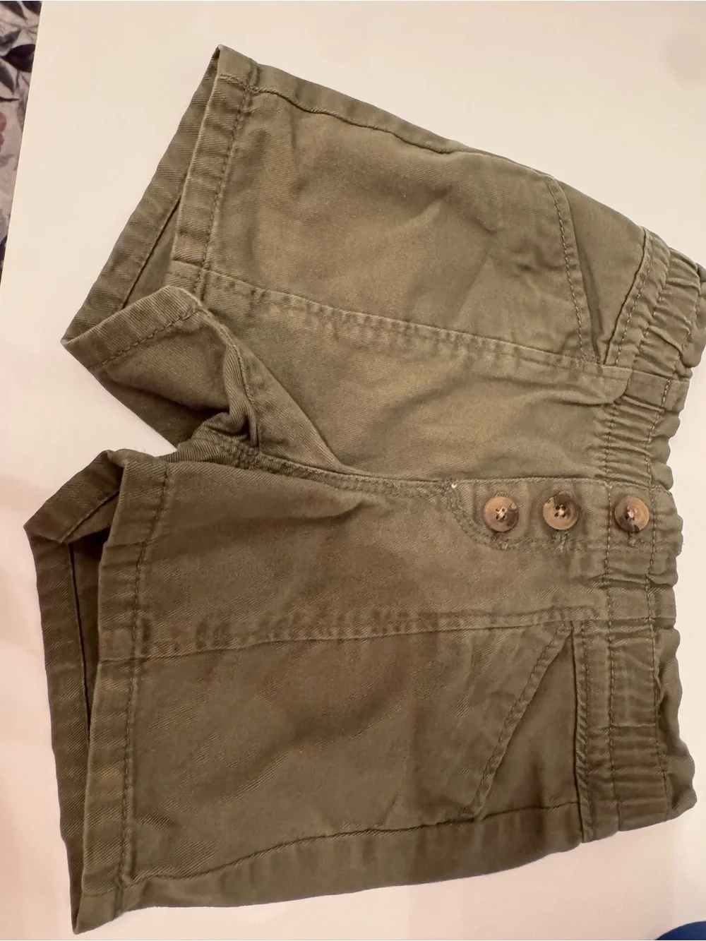 Old Navy Olive Green Pull-On Cargo Shorts for Kids